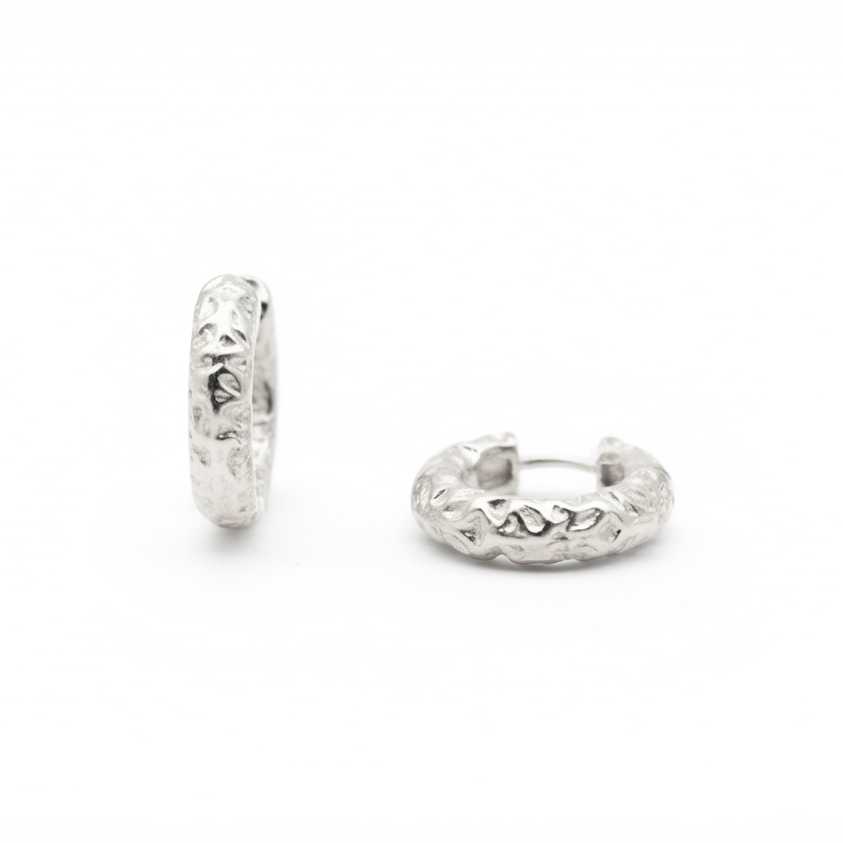 Ripple Hoops Silver