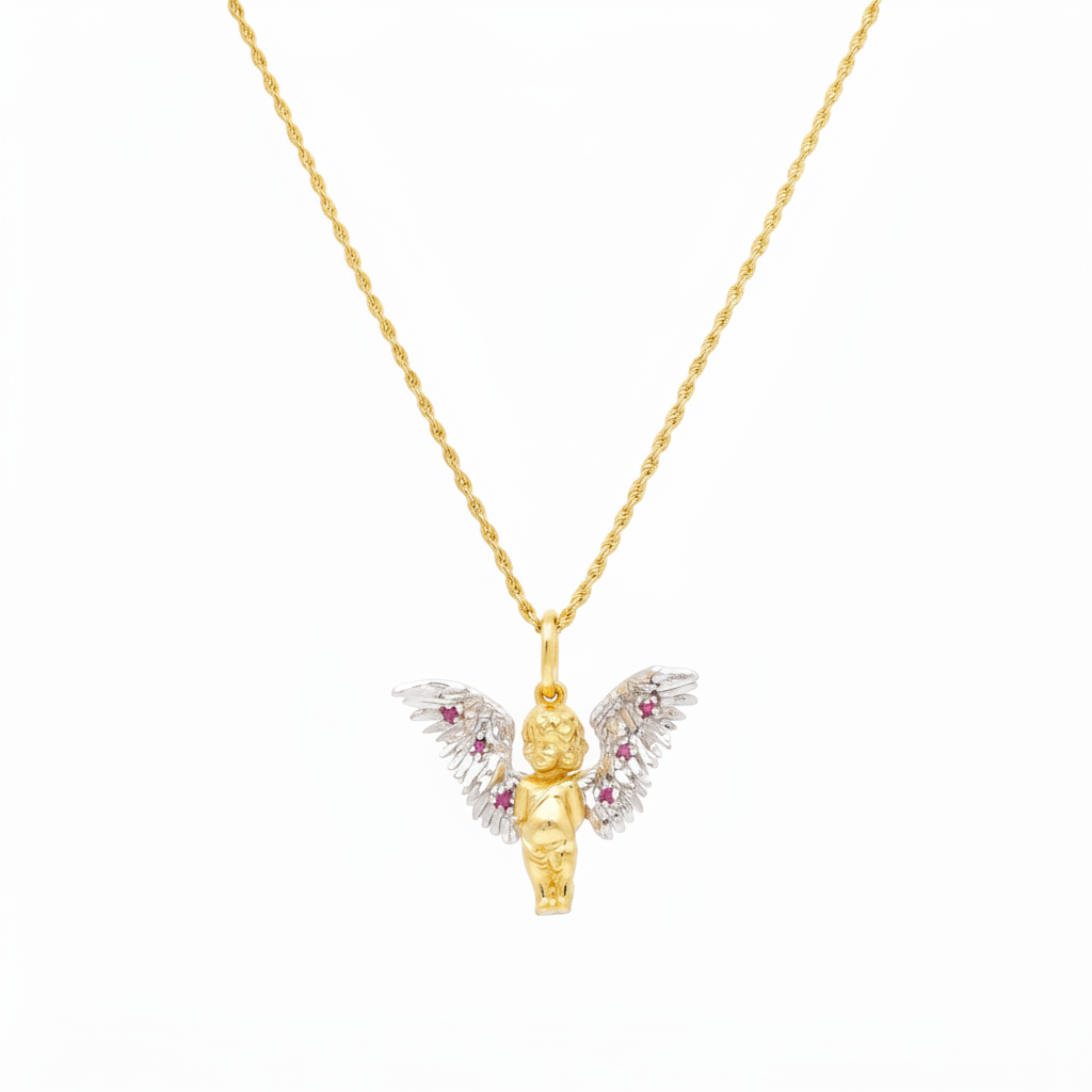 Celeste angel necklace