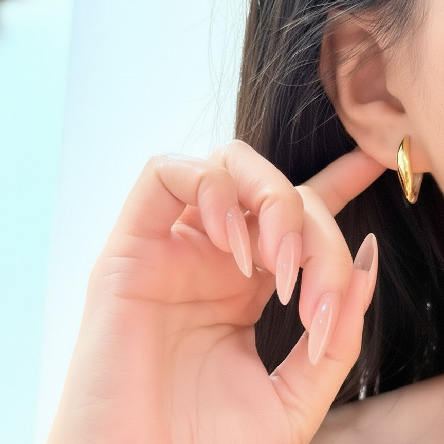 Wave Earrings Gold