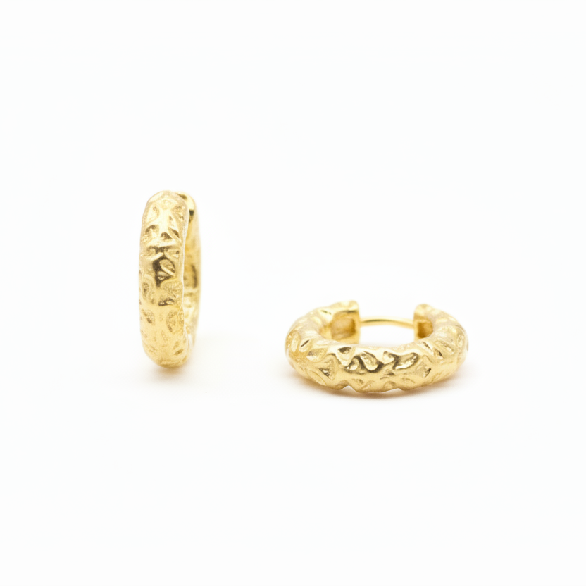 Ripple Hoops Gold